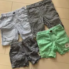 ベビー服 ハーフパンツ 4点セット 90-95cm 西松屋