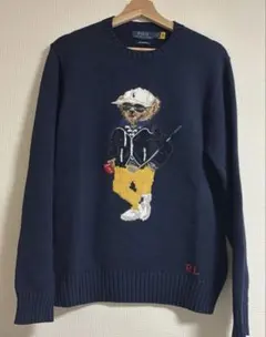 美品　ポロ ラルフローレン　ベア　セーター　Mサイズ