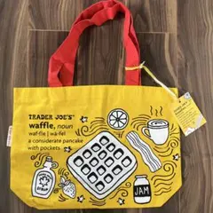トレダージョーズ／トートバッグ イエロー トースター &ワッフル