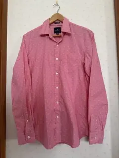 AMERICAN EAGLE 長袖シャツ ピンク メンズMのサムネイル