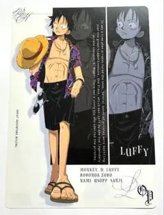 ワンピース ナツコミ 下敷き ルフィ 尾田栄一郎 ジャンプ - メルカリ