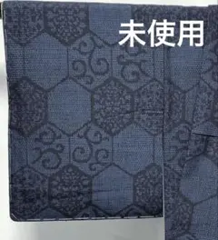 b193 正絹　袷　結城紬　未使用しつけ付極美品　着物