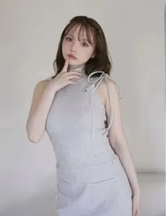 andmary アンドマリー Elm sheer ribbon set ベージュ - メルカリ