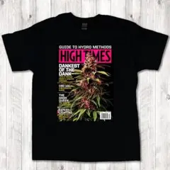 HITIMES ハイタイムス ピンク フライヤー　黒 Tシャツ XL