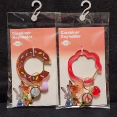 【未開封】ズートピア　カラビナキーホルダー(リール付き)ジュディ ニック セット