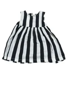 ストライプ ノースリーブ ワンピース 12-18ヶ月