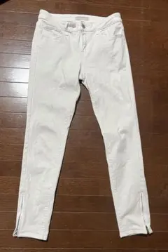 【希少・裾ジップ】ユニクロ ウルトラストレッチレギンスパンツ ホワイト