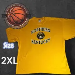 GILKDAN バスケットボールイエロー ユニセックスTシャツ 2XL