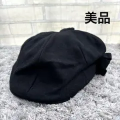 ★美品★ベレー帽 ブラック ウール