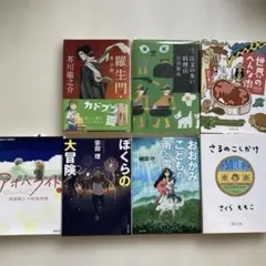 羅生門、注文の多い料理店、世界のへんな肉、さるのこしかけ、‥などのサムネイル