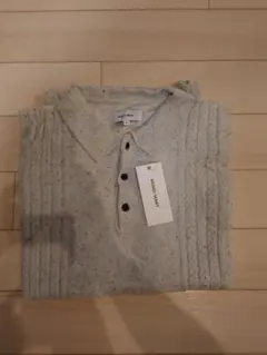 ニット半袖ポロシャツ　Lサイズ