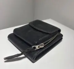 PORTER SHRINK TRI PURSE 三つ折り財布 ブラック レザー - メルカリ