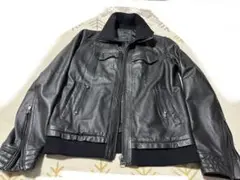 【ユーズド品】　purete 革ジャン　豚革　レザー