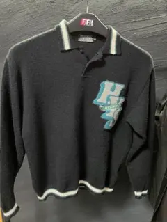 HYSTERIC GLAMOUR ニット ポロシャツ ブラックのサムネイル