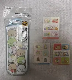 新品　すみっコぐらし　トリオセット　日本製　箸　スプーン　フォーク　シールおまけ