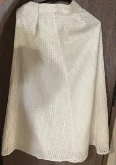 白 ロングスカート
