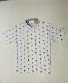 Hush Puppies ポロシャツ 犬と海の生物柄のサムネイル