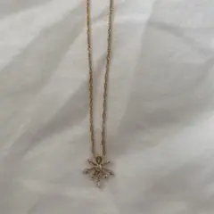 agete☆アガットK10ダイヤネックレス