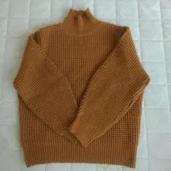ZARA ブラウン タートルネックニット L