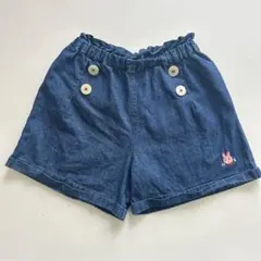 最終値下げ ミキハウス ホットビスケッツ デニムショートパンツ 110 女の子