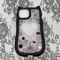 iPhone15 デコ 平成女児 地雷 ケース デコ電 現品 オーダーも受付中❣️