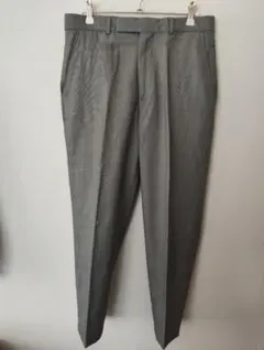 KRIS VAN ASSCHE　バーズアイウールテーパードパンツのサムネイル