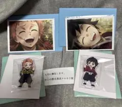 鬼滅の刃★冨岡義勇&錆兎　少年時代ブロマイドと繋がるアクリルスタンドをセットで 鬼滅の刃☆冨岡義勇&錆兎 少年時代ブロマイドと繋がるアクリルスタンド