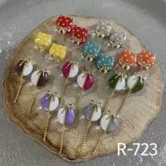 R-725 ✴︎レジン カボション✴︎小ぶり8種♡* - メルカリ