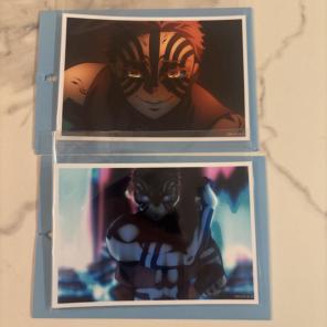 鬼滅の刃無限城編 場面写ブロマイドくじ 猗窩座 2枚セット