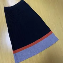 ロングニットプリーツスカートZARAザラロペアンタイトルユニクロトゥモローランド