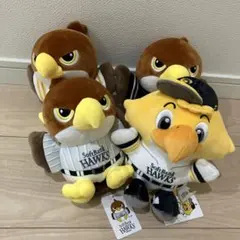 福岡ソフトバンクホークス ぬいぐるみ ハリーホーク 2体セット タカ