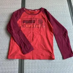 PUMA 赤 長袖カットソー 140