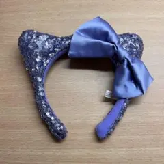 スパンコール猫耳ヘアバンド