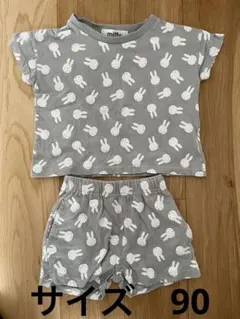 miffy ミッフィー　Tシャツ ショートパンツ セットアップ　上下　90