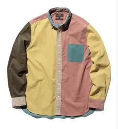 BEAMS PLUS B.D. Corduroy Panel シャツ