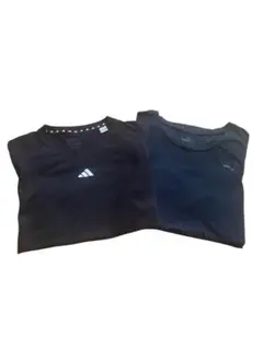 adidas PUMA ブラック Tシャツ 2枚セット