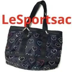 LeSportsac レスポートサック ボストン ショルダーバッグ ハート刺繍 LeSportsac レスポートサック ボストン ショルダーバッグ ハート刺繍