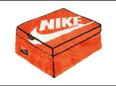 NIKE シューズボックス型 玄関マット ラグ オレンジ - メルカリ