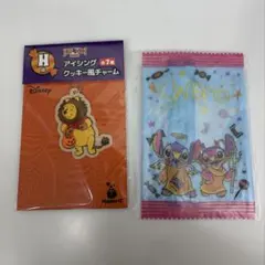 해피 쿠지 디즈니 할로윈 G상 H상 스티치 푸씨 2종 세트