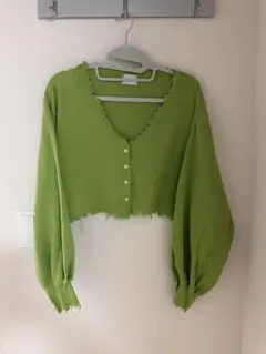 【WhosWho gallery】ショート丈ダメージカーディガンのサムネイル