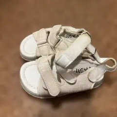 ベージュ ストラップサンダル 14cm