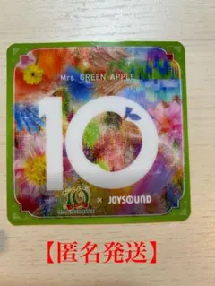 Mrs.GREEN　APPLE ラウンドワンJOYSOUND コラボ　コースター