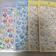【正規品】しずくちゃん　通常サイズ　ボンボンドロップシール　4枚　コンビニ不可