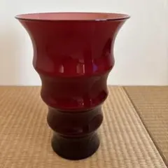 ホルムガード HOLMEGAARD Karen Blixen 花瓶 赤のサムネイル