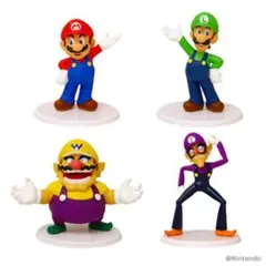 スーパーマリオスタンダードフィギュア マリオ ワルイージ 2体セット 箱付き