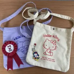 ハローキティ キキ&ララ　トートバッグ　キティキーホルダー　ロゼッタ　まとめ売り