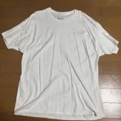 Champion 半袖Tシャツ ホワイト XL ワンポイントロゴ 白 USA