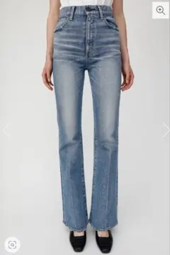 moussy MVS FLARE フレアデニムパンツ 25 BLUE