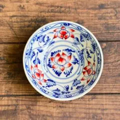 新品 ベトナム バッチャン焼き 蓮柄 浅鉢のサムネイル