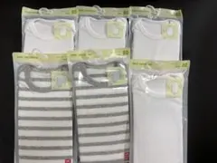 ユニクロ 長袖 ボディスーツ セット 80